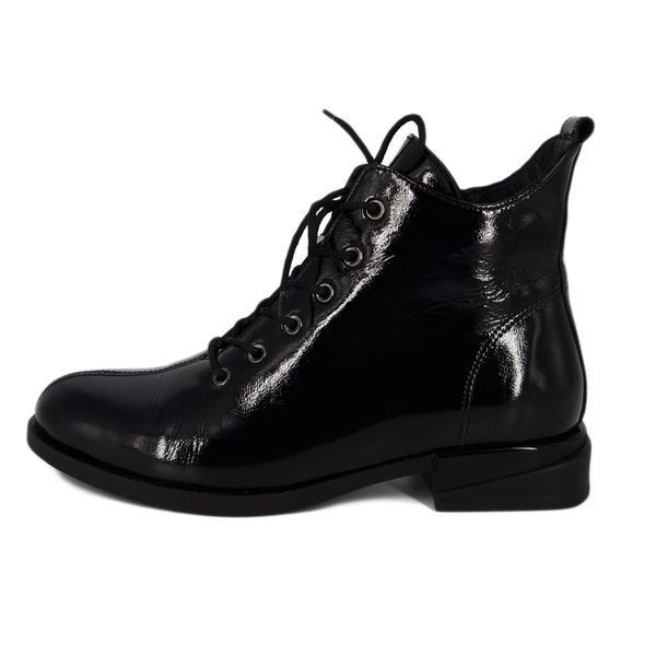 Лакові короткі черевики жіночі 444 фото